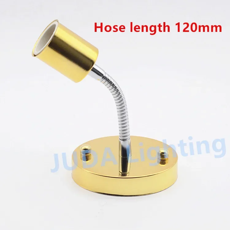 Ceiling rose canopy with hose tube hollow pipe and E27 socket ceramic lamp holder for chandeliers led tube bulb pendant lights