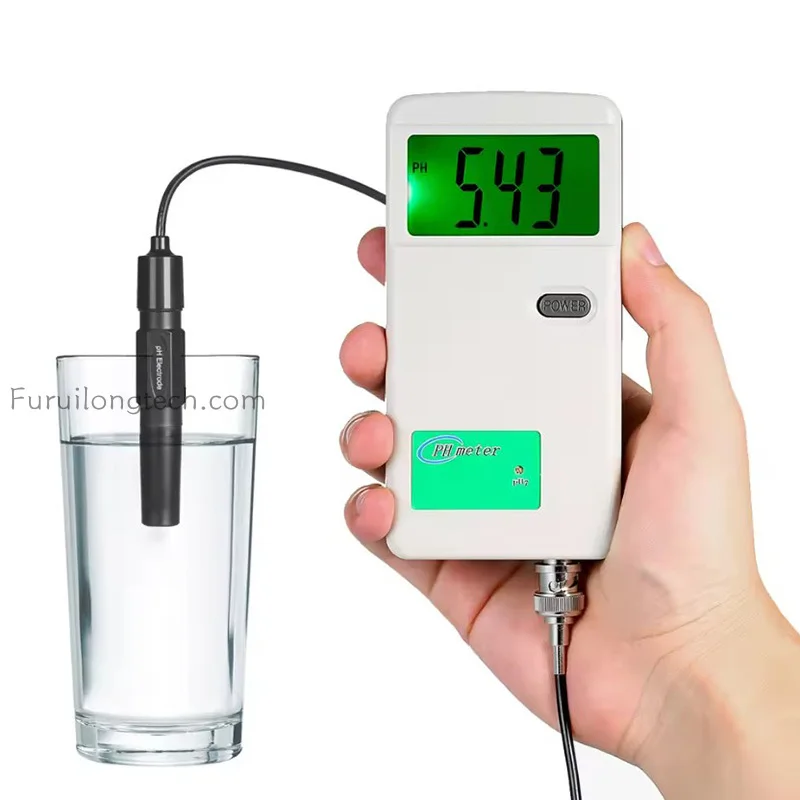 PH-3012LCD PH Meter Electrode Probe BNC Connector PH Online Detector Backlight Digital Display Thermal Acid-base Acidity Meter