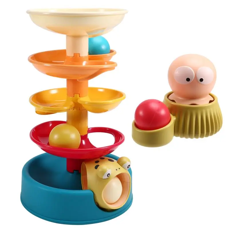 

B47B-Littledutch Spiral Tower - Бесконечное веселье с разноцветными штабелируемыми деталями для малышей