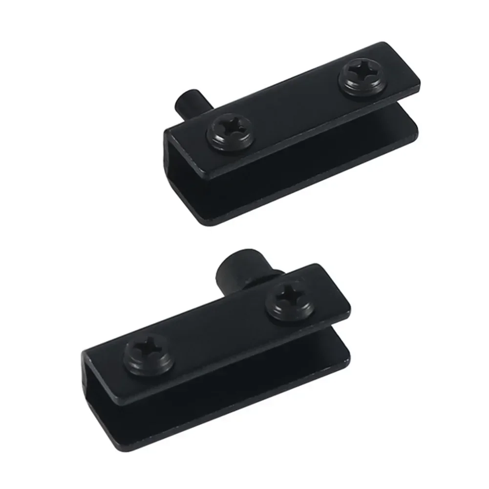 Convenient and Secure Installation Pack of 2 Stainless Steel Glass Door Hinges  Suitable for 5~6mm Thick Glass