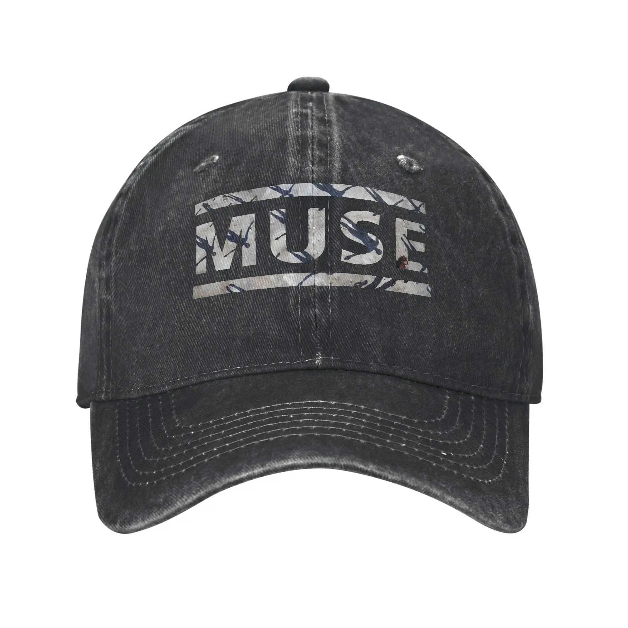 Absolution Muse Cover Logo Fashion Baseball Cap  Vacation Essential Sun Visor Hat  Windproof Outing Sun Visor Hat