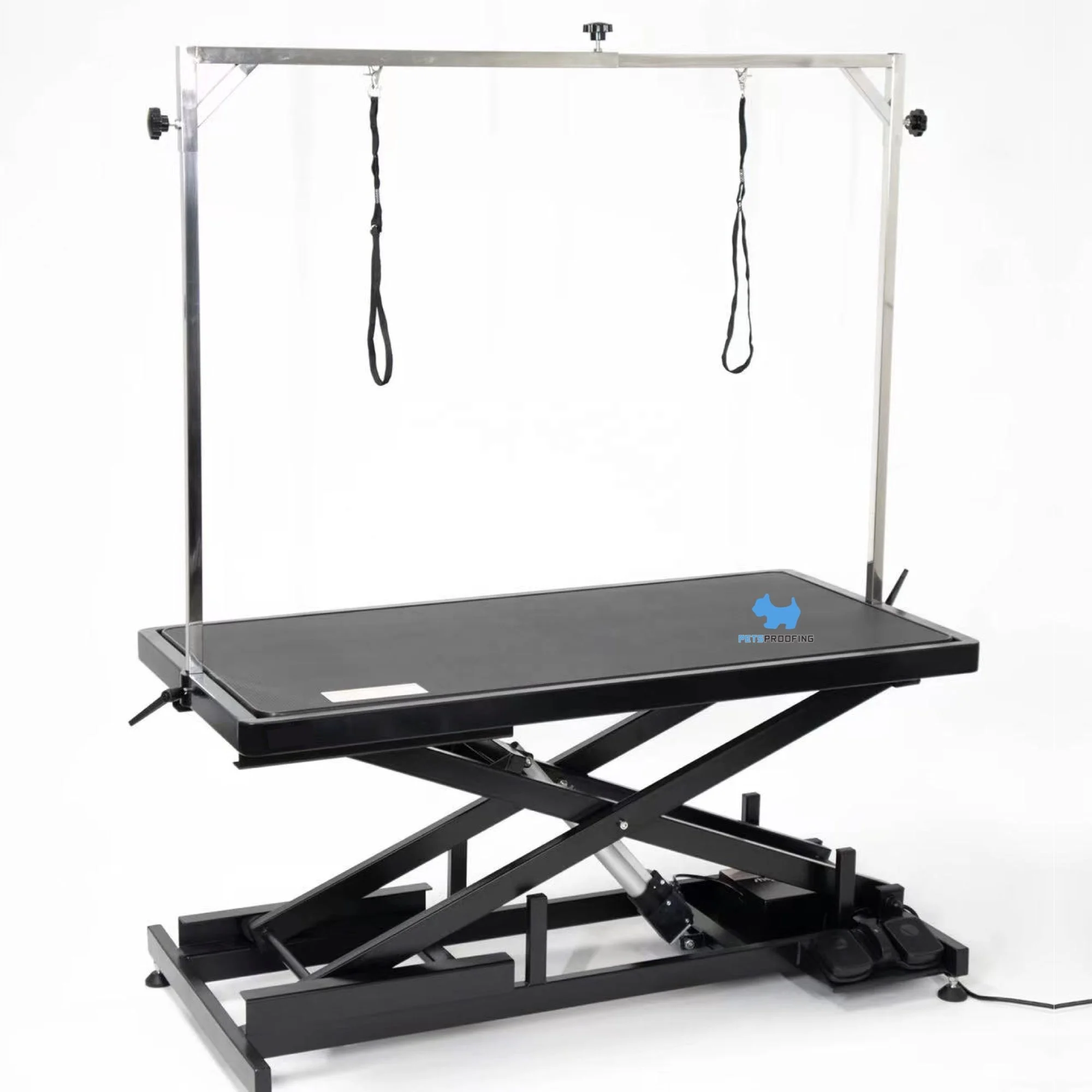 

Petsproofing Customized Professional Portable Stainless Steel Folding Adjustable Pet Dog Grooming Table
