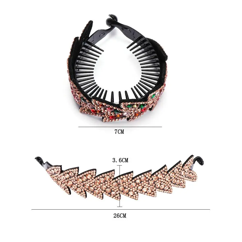 Elegant Hairpin Ponytails Hair Claw Women Hair Accessories Floral Bird Nest Twist Clip Bun Maker Headwear Leaves Hair Claw