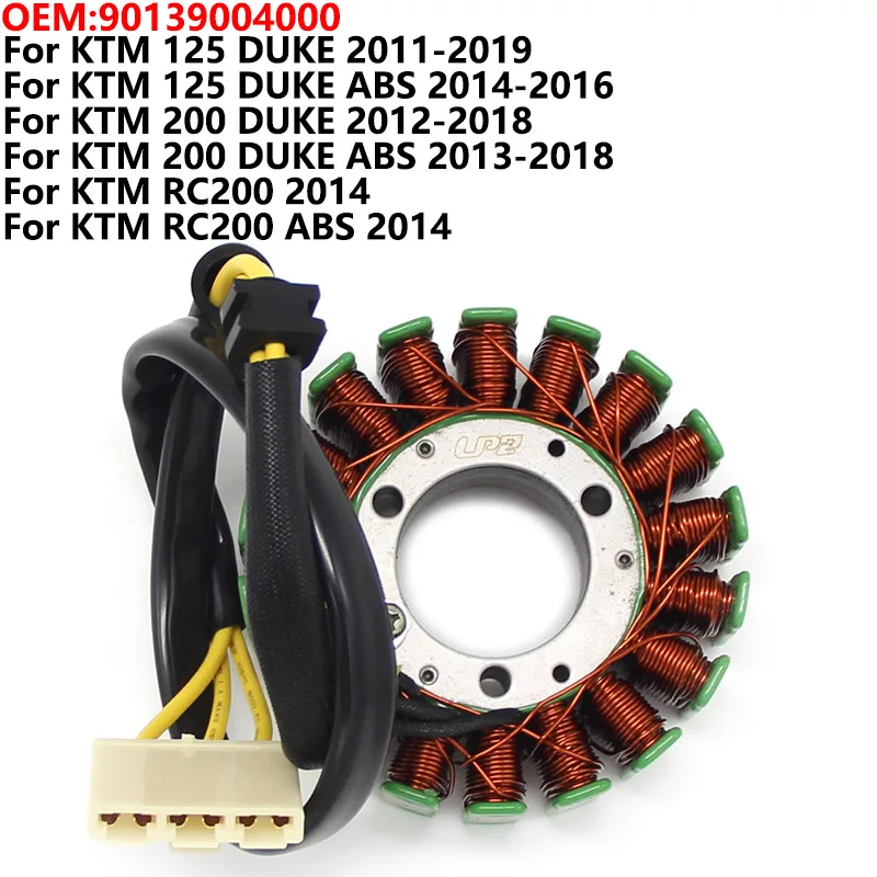 

Мотоцикл генератор статора катушки для KTM 90139004000 125 DUKE 125 DUKE ABS 200 DUKE ABS RC200 ABS RC200 2014 Аксессуары двигателя