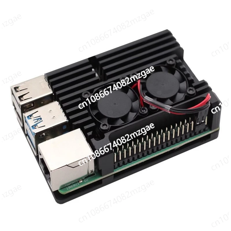 

Металлический корпус 4B, корпус из алюминиевого сплава, алюминиевое двойное охлаждение вентилятора