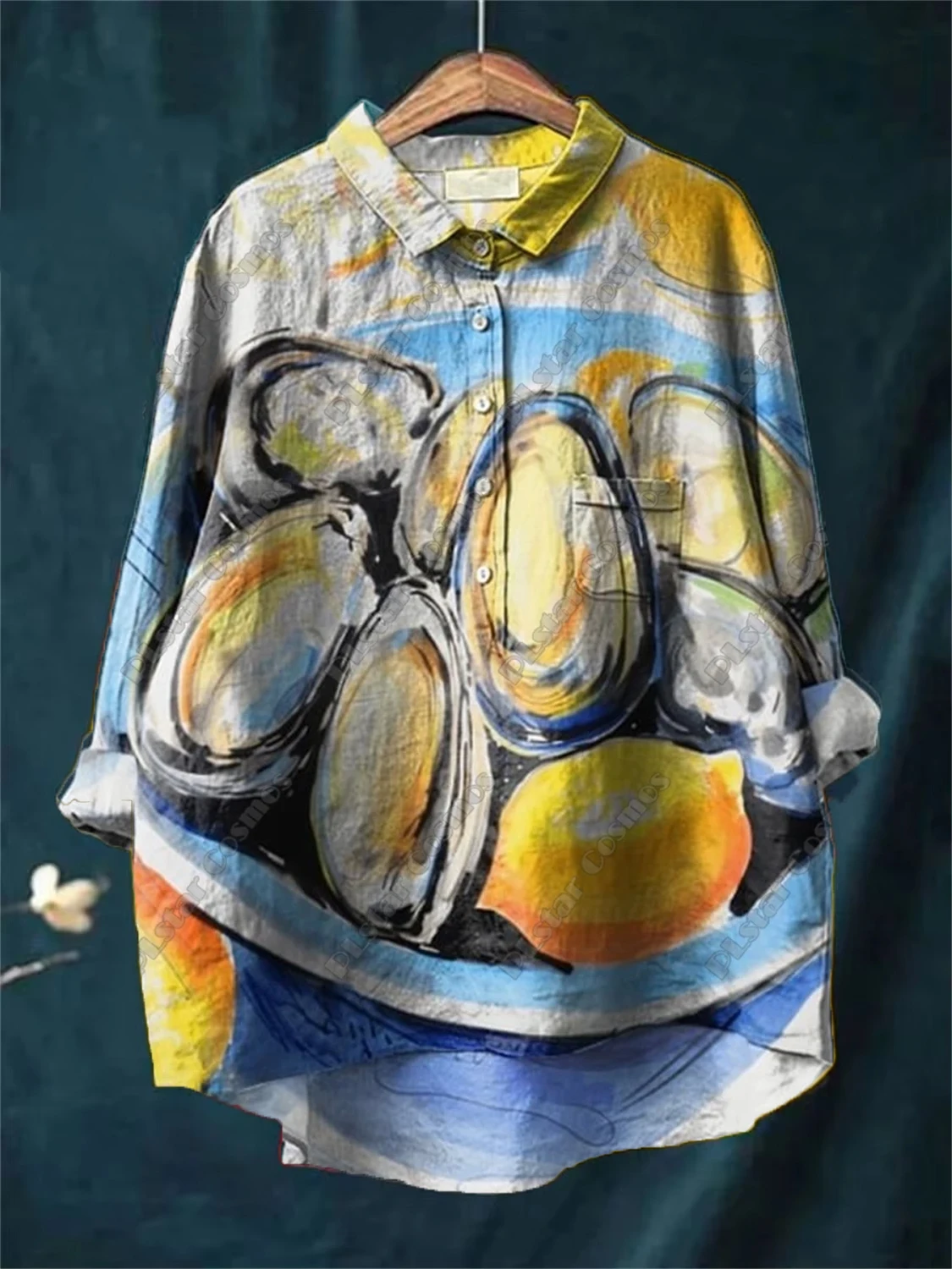 

New floral and animal printed shirt for women's casual wear, button shirt design for women's casual and comfortable wear