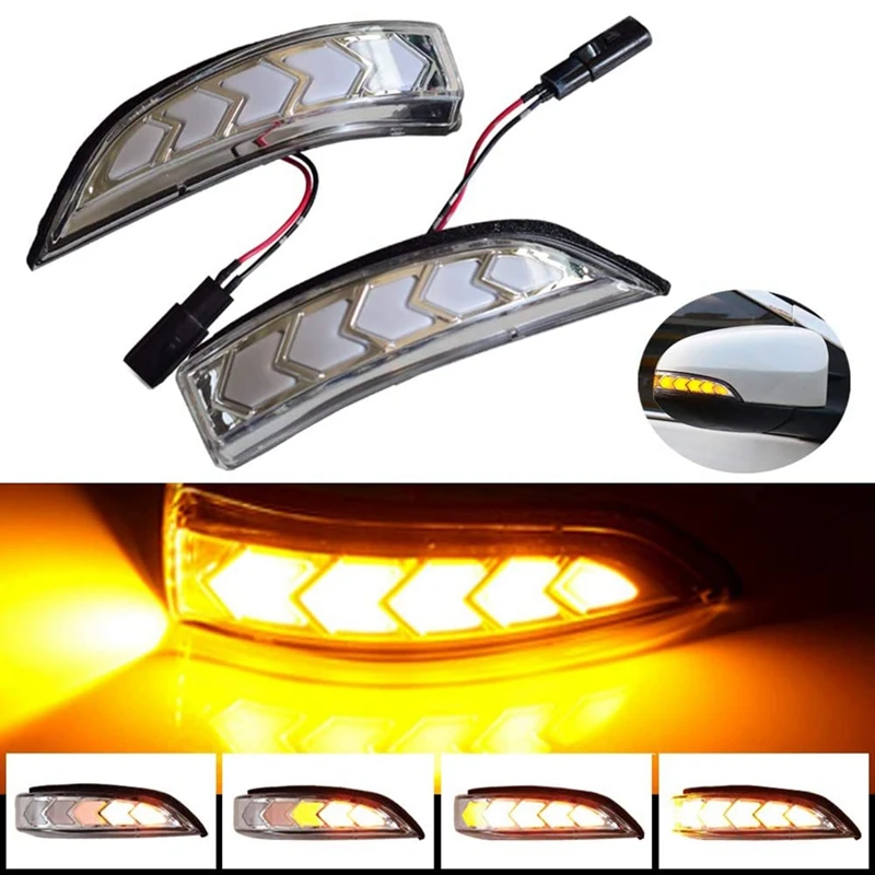 

Side Rearview Mirror Dynamic LED Sequential Turn Signal Light Indicator For Toyota Camry Corolla LEVIN EZ 2PCS