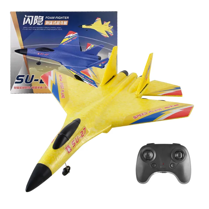 2.4G remote control polystyrene glider foam aircraft SU-27 aircraft remote control glider children's foam boy toys