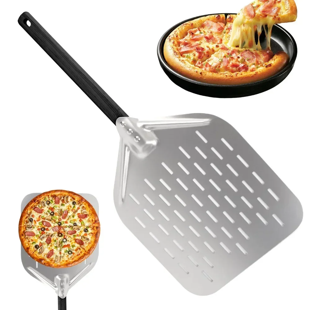 Łopatka do pizzy o długości 30 cm, narzędzie do przenoszenia pizzy z piekarnika, łopatka do pizzy, przeznaczona do przenoszenia pizzy, chleba i ciast, narzędzie do pieczenia w piekarniku, idealne do