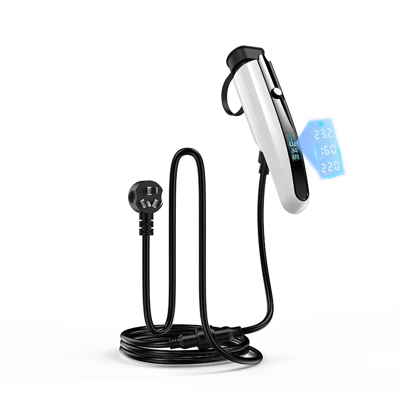

Type 2 EV Portable Charger 3.5kw-7kw Adjustable Current AC Energy Charging Station with Leakage Protection for Electric Vehicles