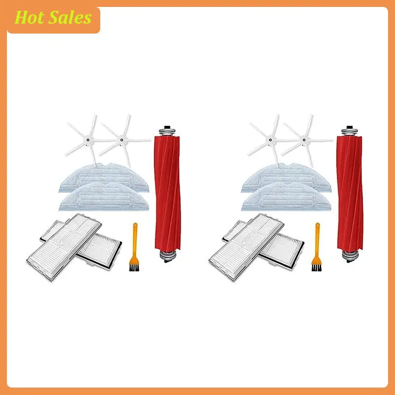 

AA05 2 Set Accessories Spare Parts For Roborock S7 T7S Plus Main Side Brush Hepa Filter Mop Cloth Robot Vacuum Cleaner Parts