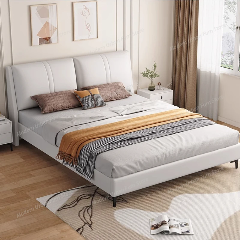 

Японская эстетичная кровать: современная, простая, уникальная, дизайнерская, качественная, для спальни, свадебная кровать, модная мебель