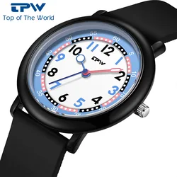 Analogue Watch Luminous Student Quartz Watch Sports Outdoor Waterproof Exam Children's Watch Male Female Fashion Arabic Clocks