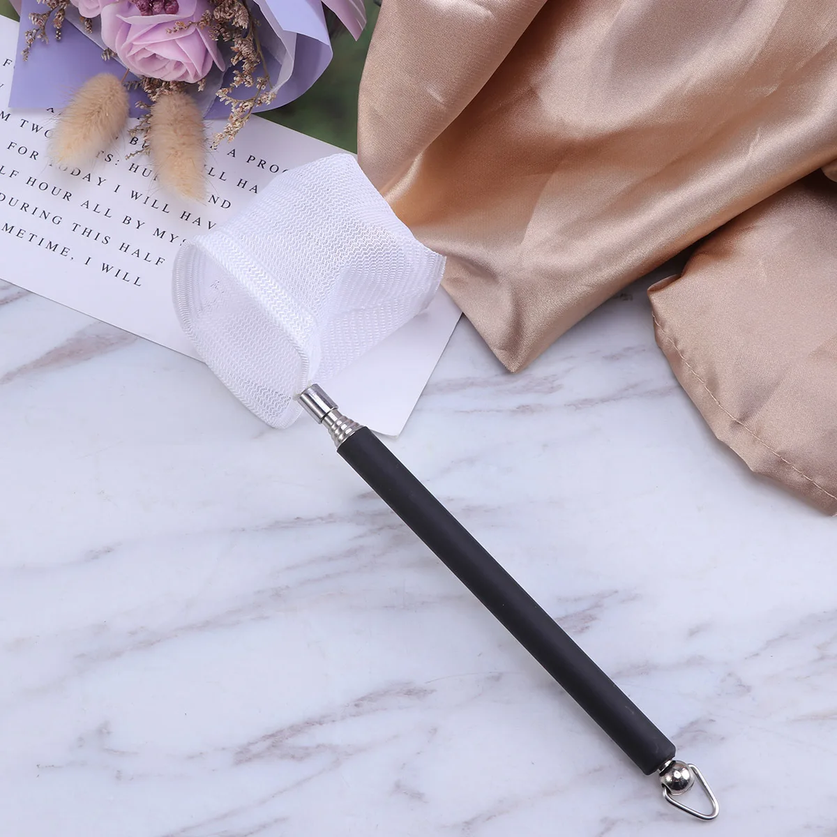 

3D Aquarium Fish Tank Net With Stretchable Handle Shrimp Catching Tool For Cleaning Debris Black Fishing Net