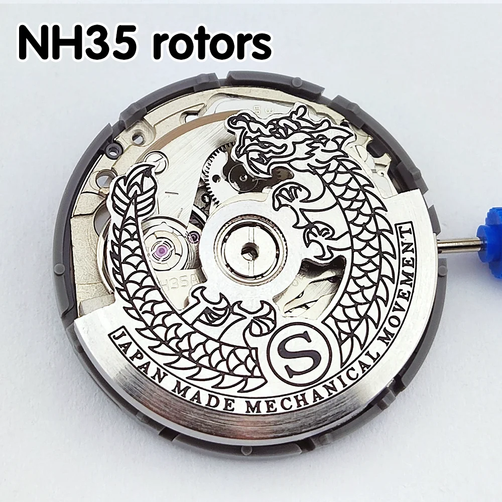 NH35 movement rotor dragon movement tourbillon automatic mechanical movement watch parts replacement parts watch custom parts