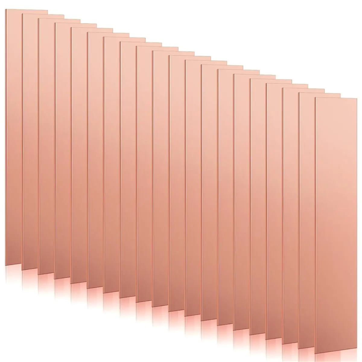 Best sales 2026 20 Pack Pure Copper Anode Sheet for Plating and Electroplating, Copper Electrode Strip 1mm X 25mm X 150mm