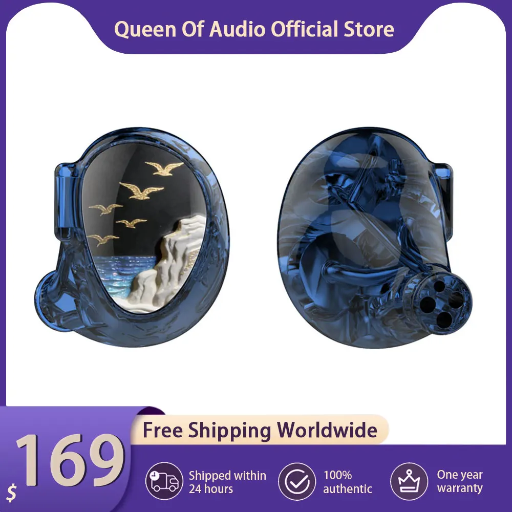New Celest PhoenixCall 2.0 Headphone 2DD+2BA+2FPD In Ear Earphones Hybrid IEMs With 3.5mm 4.4mm Earbuds Plug Headset Cable