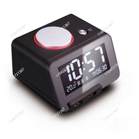 C1pro creative multi-function music alarm clock LED children's bedside silent luminous light