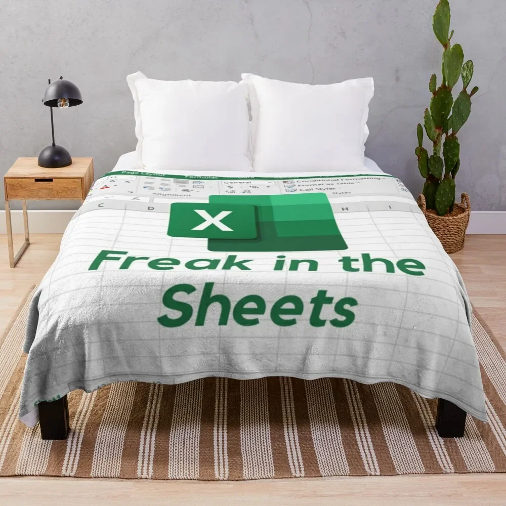 FREAK IN THE SHEETS Throw Blanket Fuzzy Plush Throw Blanket for Sofa Chair