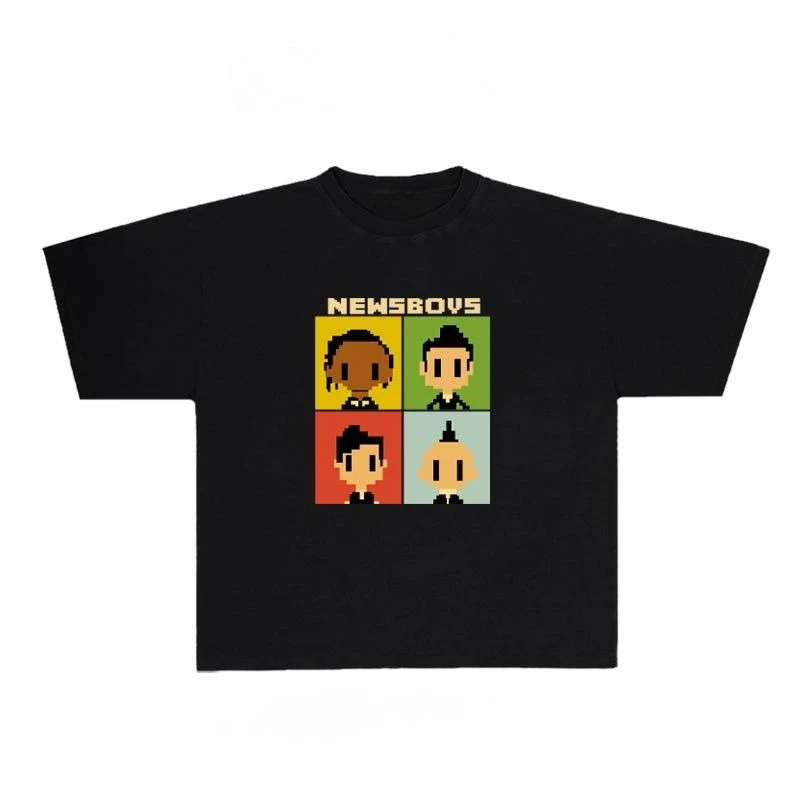 

Creative Pixel Avatar Graphic Unisex Cotton T-shirt Tee Casuai Short Sleeve Crewneck Top Fashion Streetwear Graphic T Shirts