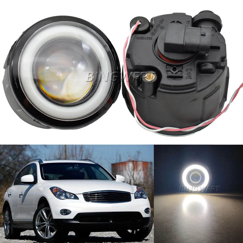 2X Fog Lights For Infiniti EX EX25 EX35 EX37 2008 2009 2010 2012 2013 Car Styling Front LED Fog Lamp Assembly