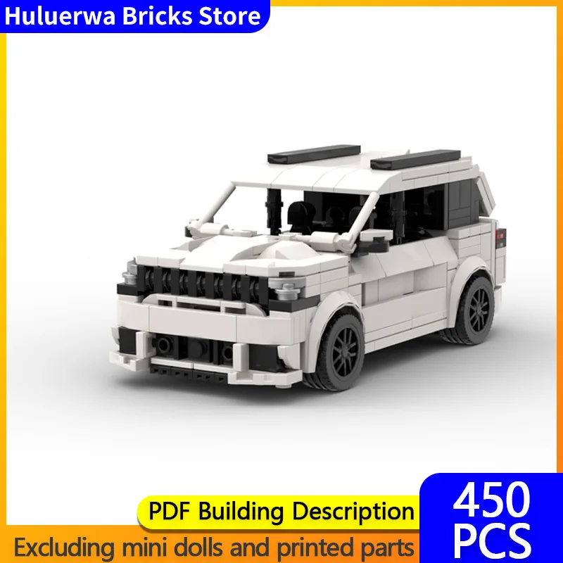 

Модель городской автомобиль MOC, строительные кирпичи, высокопроизводительный спортивный автомобиль, модульная технология, детские праздничные подарки, сборка игрушек, костюм