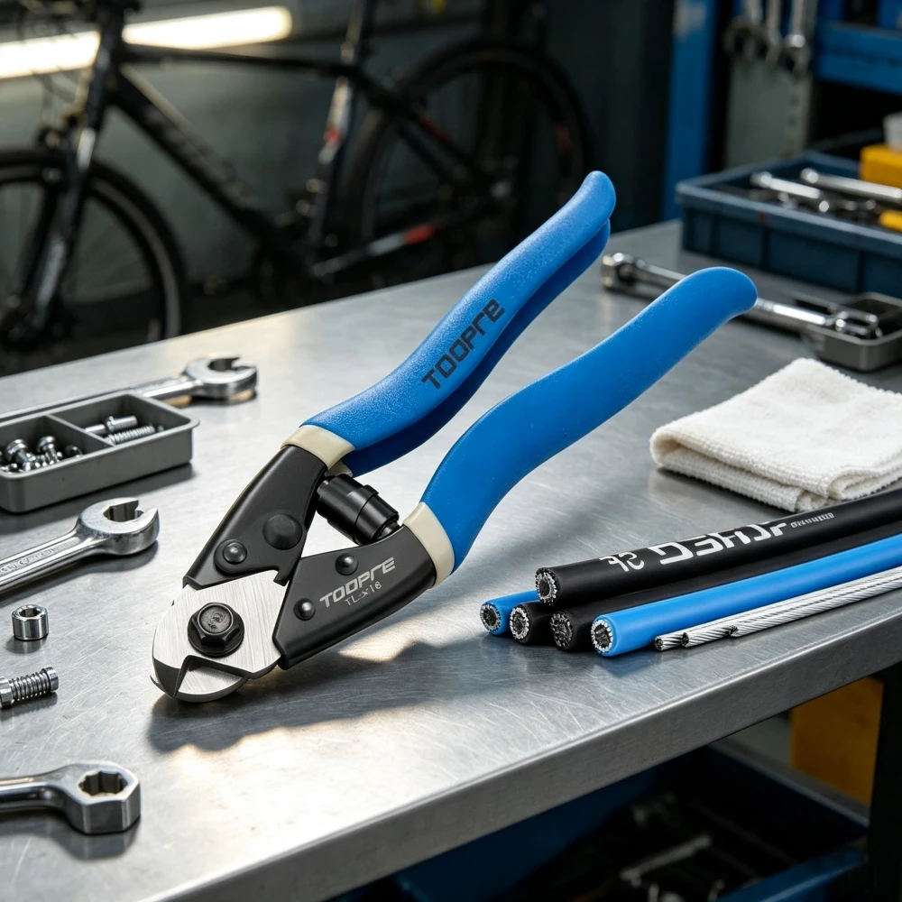 TOOPRE Multi-Function Bicycle Cable Hose Pliers Steel Wire Cutter Brake & Shift Cable Pincers Sharp Tongs for Cycling Repair Too