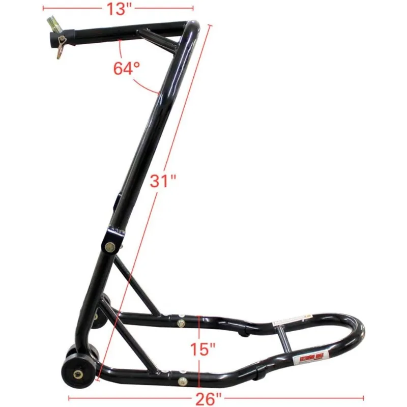 5600.3223 Suporte de elevação estilo carretel dianteiro e traseiro para bicicleta esportiva com acessório de árvore tripla