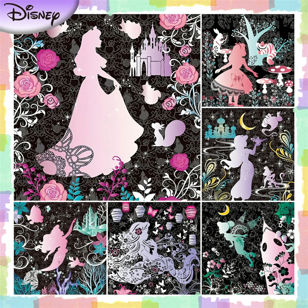 Disney DIY Hobby Diamond Mosaic Cartoon Craft Supplie Adult Painting Ariel Tinker Bell Sale Embroidery Jasmine Stickers for Kids