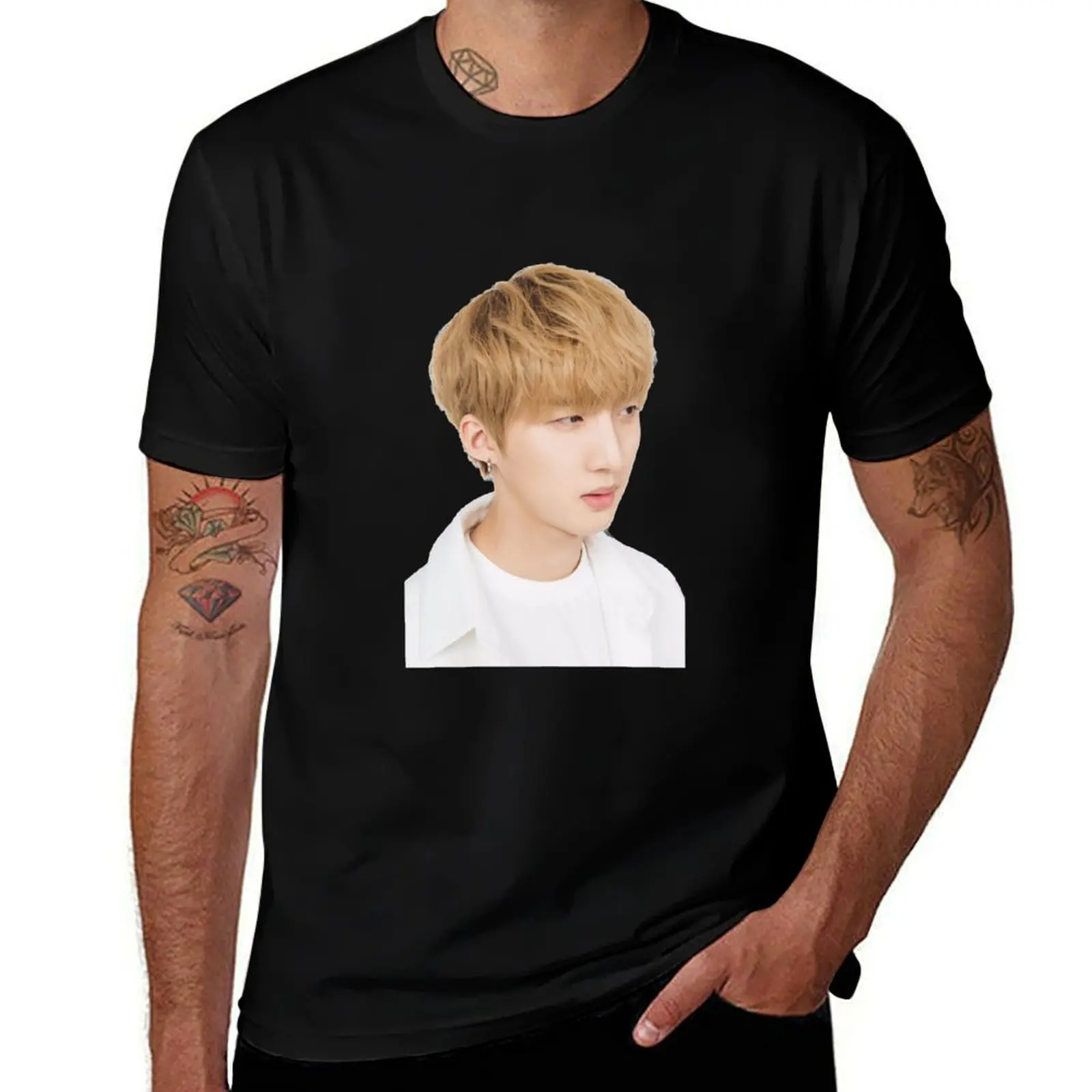 

graphic T-Shirt Also t man of Sticker! cotton T-Shirt H funny shirts member! quality for shirts t Kpop high Triple Pentagon Hui