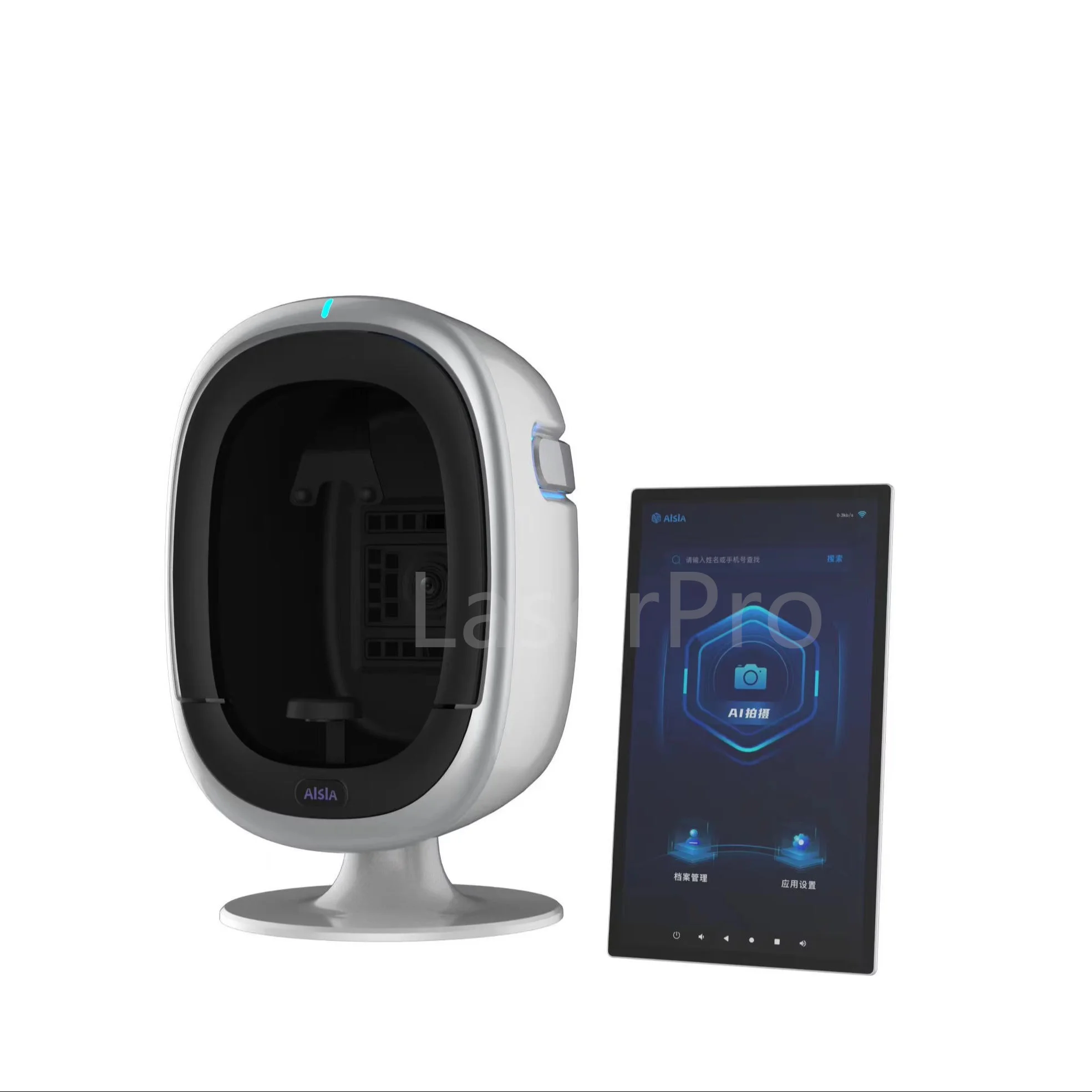 Nieuw model AISIA-O1 Gezichtshuidanalysator Digitale kleurengezichtsanalysator Huidtest Gezichtsscanner AI Magic 3D Mirror Factory Outlet