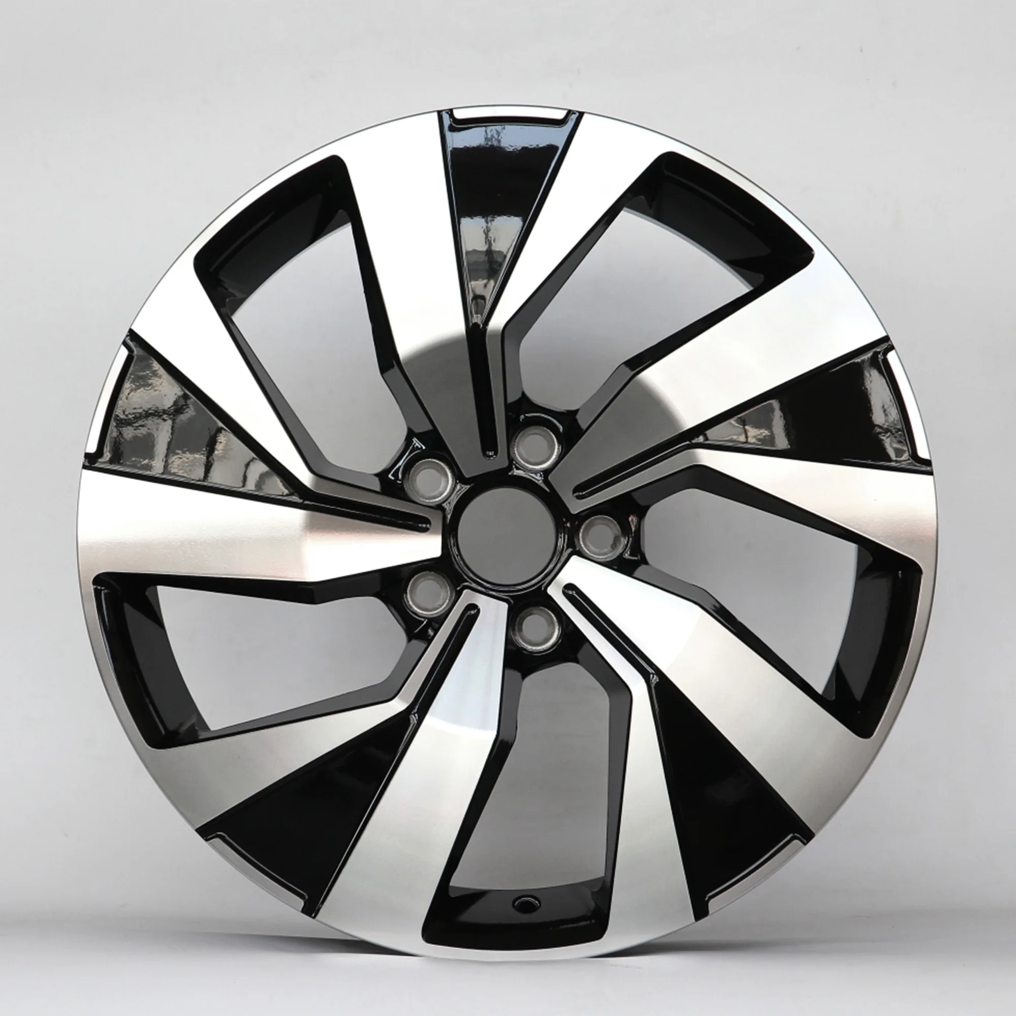 Black Print 17 Inch Alloy Wheels Aluminum Multi Spoke Flow Formed Wheelcraft Brand New Car Wheels for for