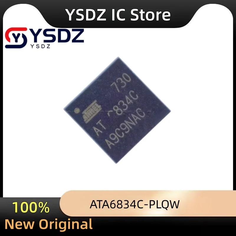 ATA6834 5~20PCS/LOT ATA6834C ATA6834C-PLQW QFN48 100% New Spot stock
