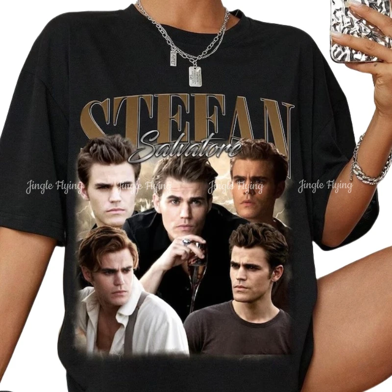 Limited Stefan Salvatore Vintage T Shirt Gift For Women And Man Unisex Tshirt