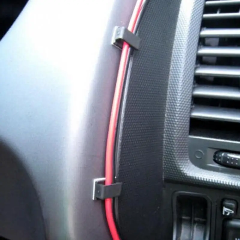 Pemegang kabel pengisi daya USB mobil 40 buah untuk peugeot 207 lexus adalah vw beetle audi b9 subaru ester renault megane 2 w204 peugeot 307