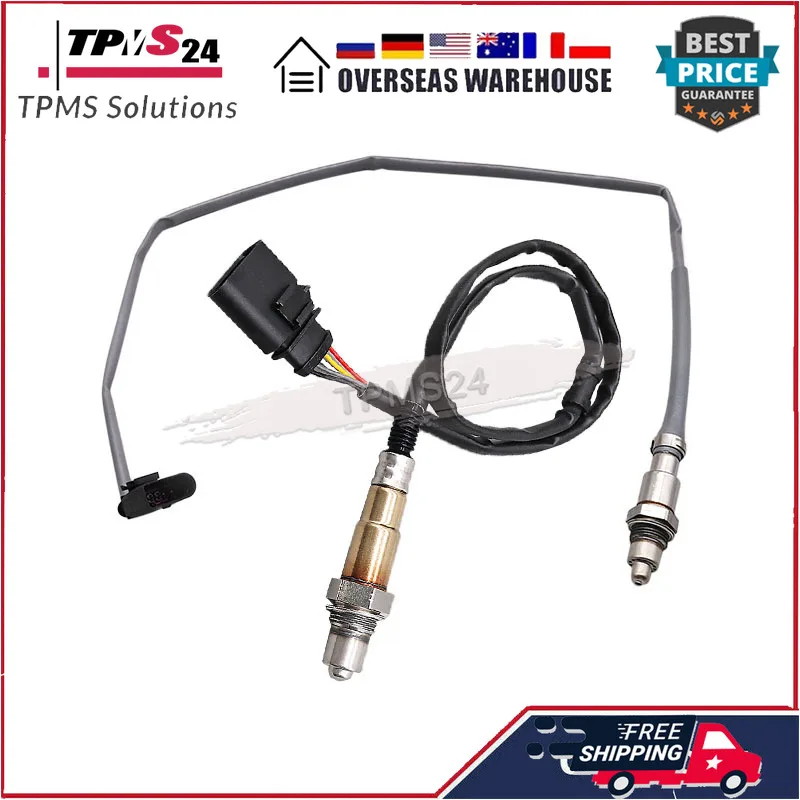 For 2015-2019 VOLKSWAGEN GOLF 1.8T 2015 2016 AUDI A3 1.8T 2Pcs Oxygen Sensor O2 Sensor Lambda Sensor 06K906262C 06K906262AC