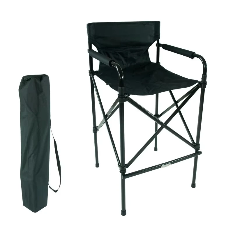 

Aluminium Telescopic Chair Portable Makeup Artist Tall Director Chair