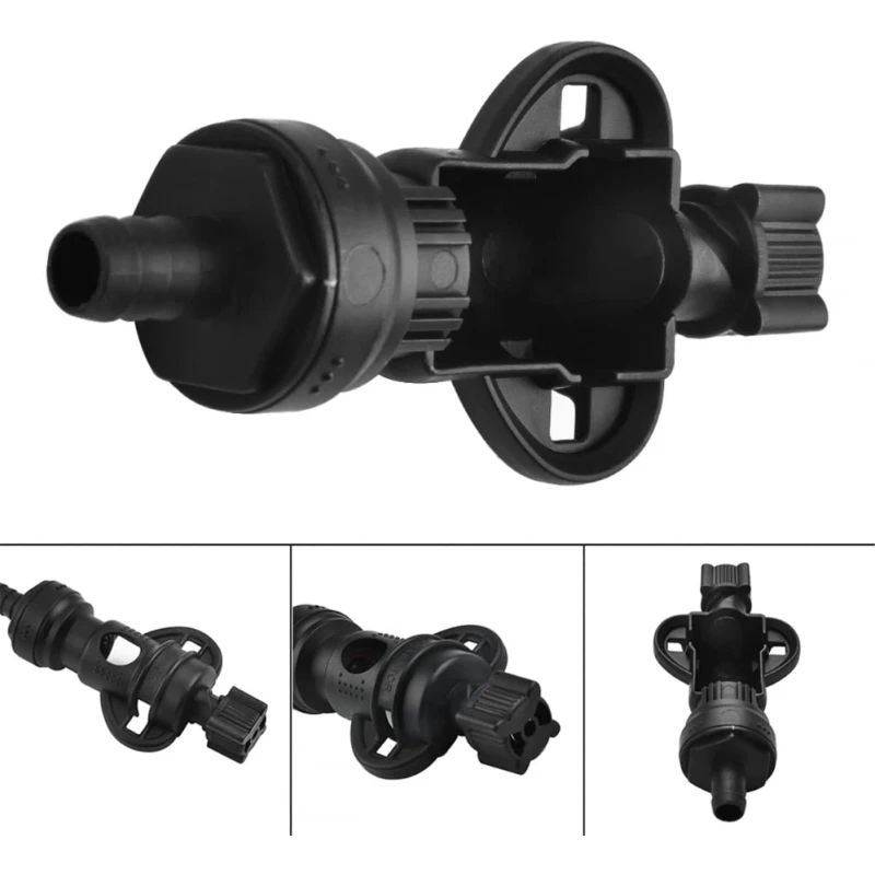 Набор из 5 фитингов для дроссельных клапанов, пластиковый адаптер для дроссельных клапанов, подходящий для химической и пищевой