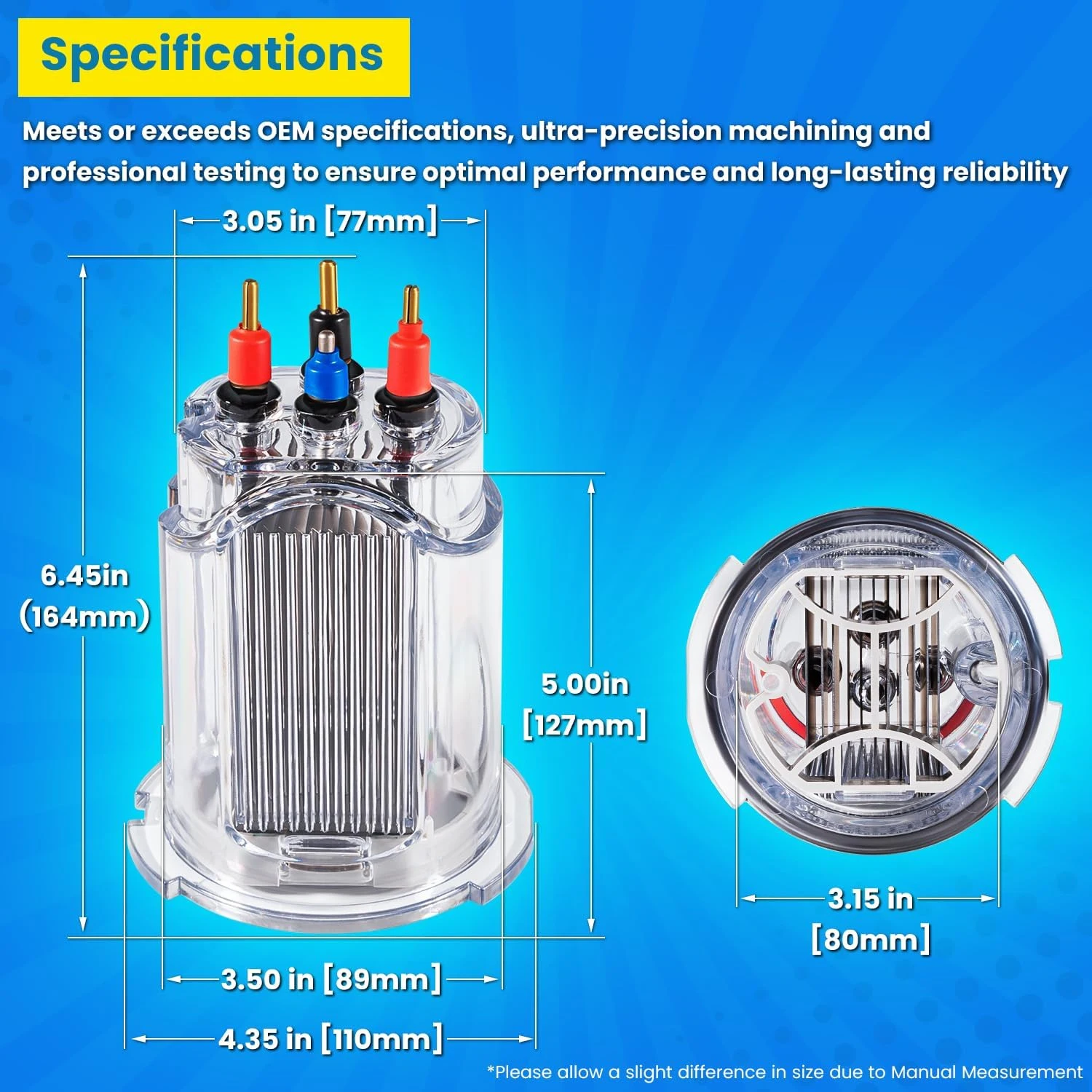 APURE35/PLG for Zodiac Jandy AquaPure Ei Series 35 Electronic Salt Water Chlorine Generator R0511400 35 Electrode Salt Cell