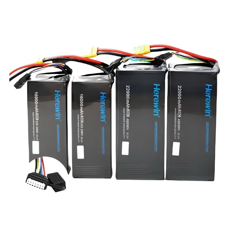 Original Herewin 6S 22000mah Lipo Battery 22.2v 20C Shaft Battery Agricultural Plant Protection UAV Battery XT90 Plug