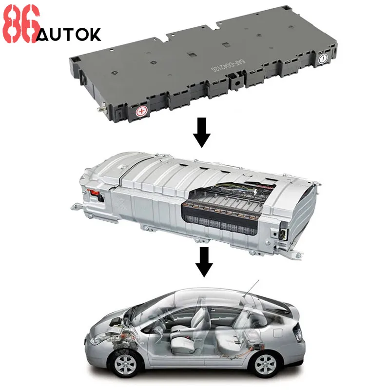 7.2V 6.5AH Upgraded Hybrid Battery Cell Module for Toyota Prius 2nd & 3rd Gen Corolla Levin Camry XV40 Lexus CT200H Lexus ES300H