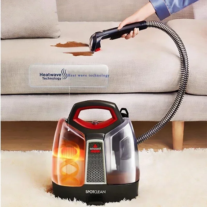 220V Electric Steam Cleaner with Spray Suction for Carpet Sofa Curtain Car - Integrated Cleaning Machine