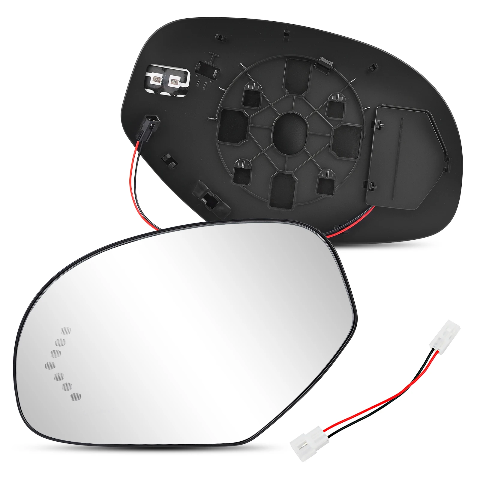 Heated Side Mirror Glass Left Right For Cadillac Escalade Yukon Chevrolet Suburban Silverado GMC Sierra Tahoe Avalanche Sierra