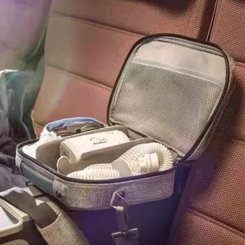 Tas portabel untuk AirMini Ventilator Resmed, tas Travel CPAP Ventilator Aksesori Apnea tidur