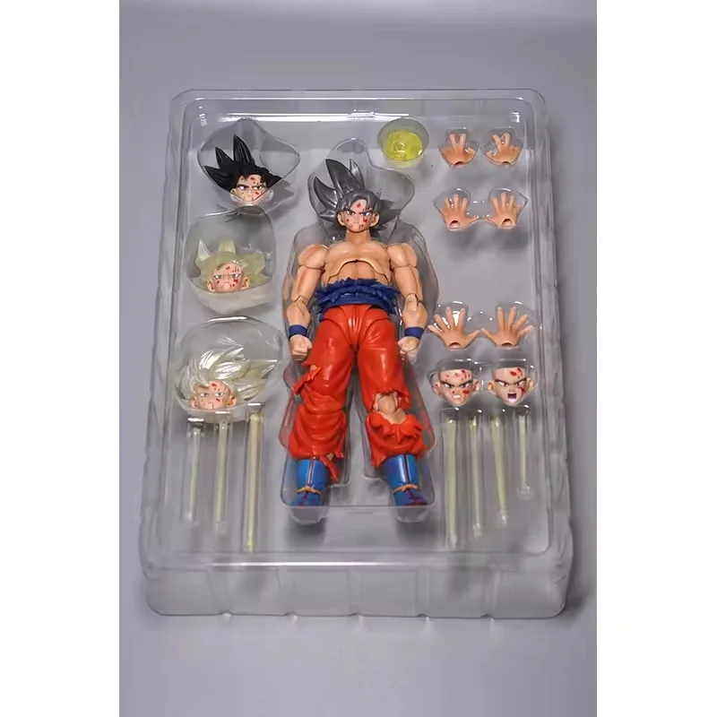 Czarna dziura Dragon Ball Anime figurka Son Goku S.H.Figuarts Shf Ultra Instinct Toyotarou Figuras Model statua zabawki prezenty