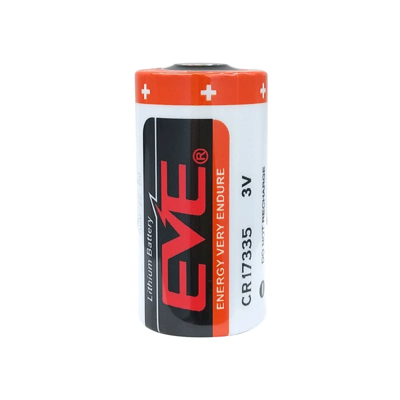 EVE CR17335 3V Non-Rechargeable Lithium Battery For PLC CNC Machine Tool Servo Robot Controller GPS Locator Smoke Fire Alarm