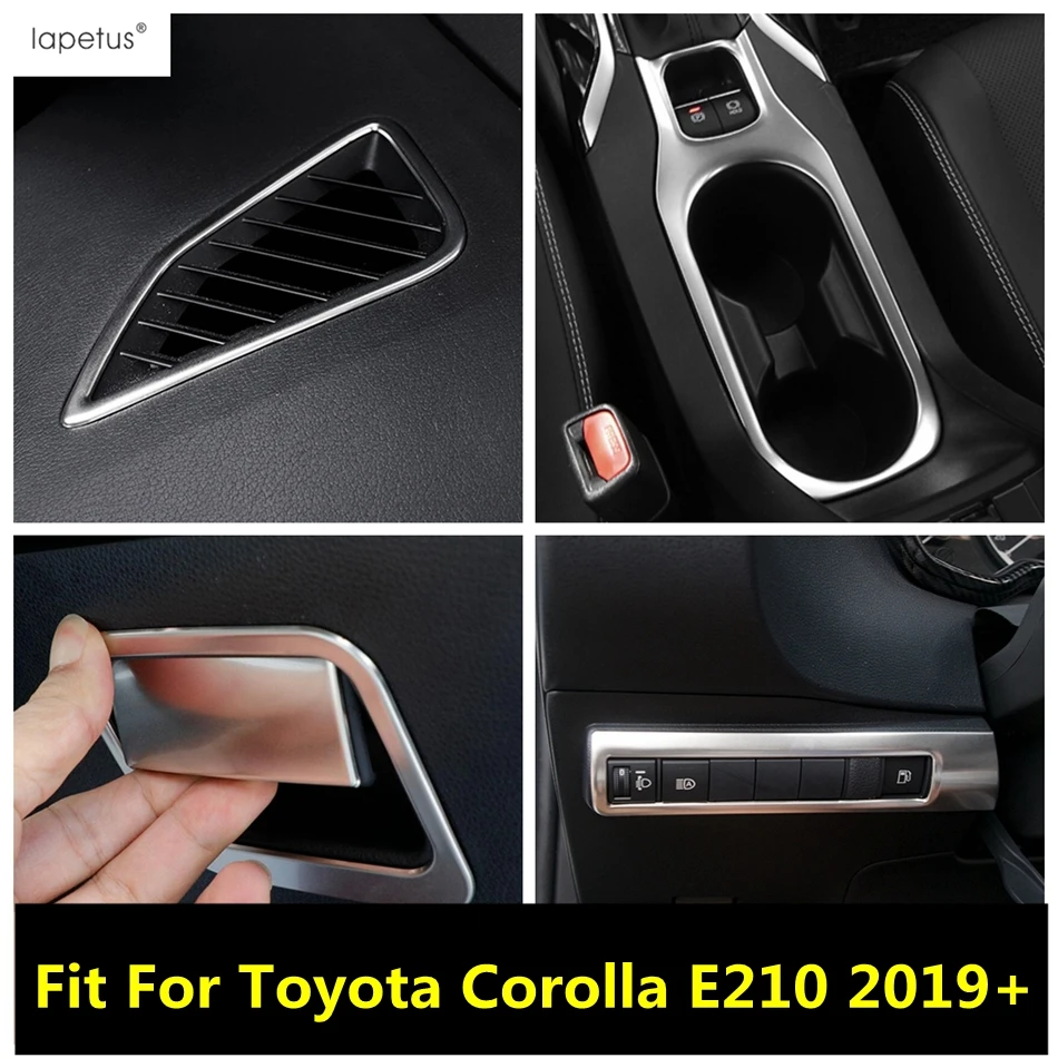 

Dashboard Air AC / Glove Box / Head Light / Rest Pedal / Water Cup Cover Trim Accessories For Toyota Corolla E210 2019 - 2024
