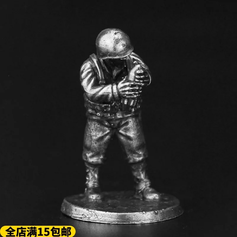 Individuation Ornament Metal military Series Model soldier Action Figures Board Game Ornament Accessories Craft Model Toys Gift