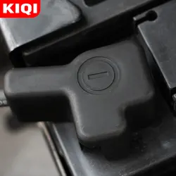 KIQI Car-Styling for Chevrolet Cruze Sedan Hatchback 2009 - 2015 Car Battery Anode Negative Electrode Protector Cover Covers Cap