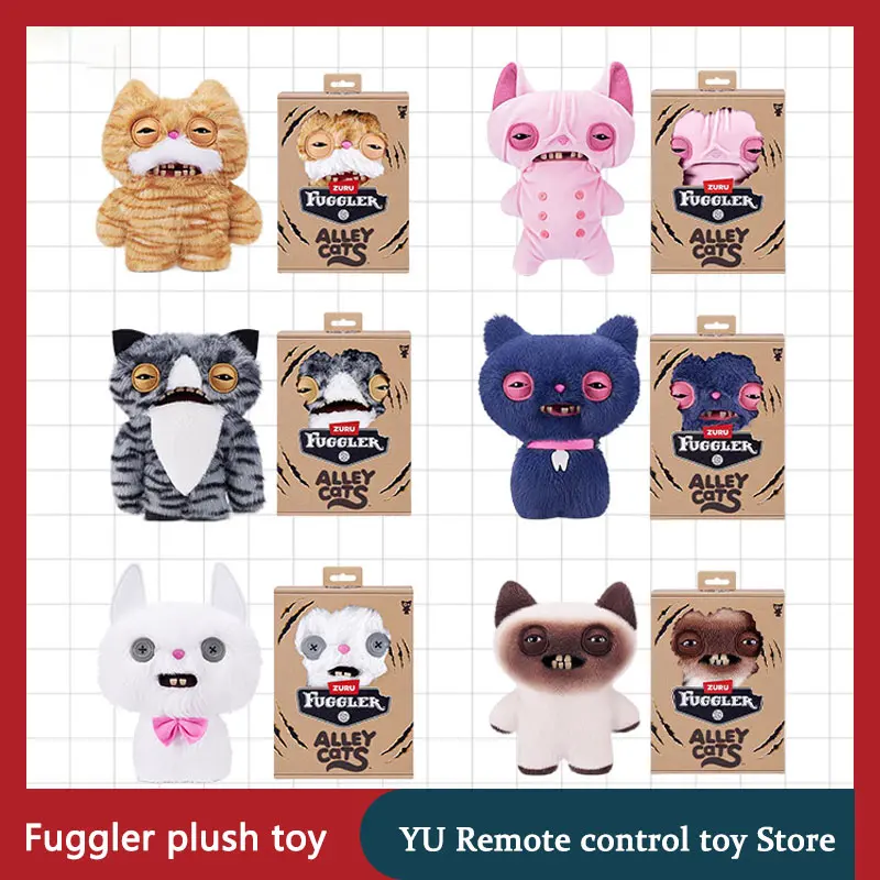 

Плюшевая игрушка-монстр Fuggler: милый, забавный, причудливый зубастый котёнок-монстр для взрослых, коллекционная мягкая игрушка